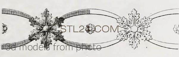 Фризы (FRIESE_1295 -  | 3D model 3DSMAX / OBJ / STL) 3D модель для ЧПУ станка